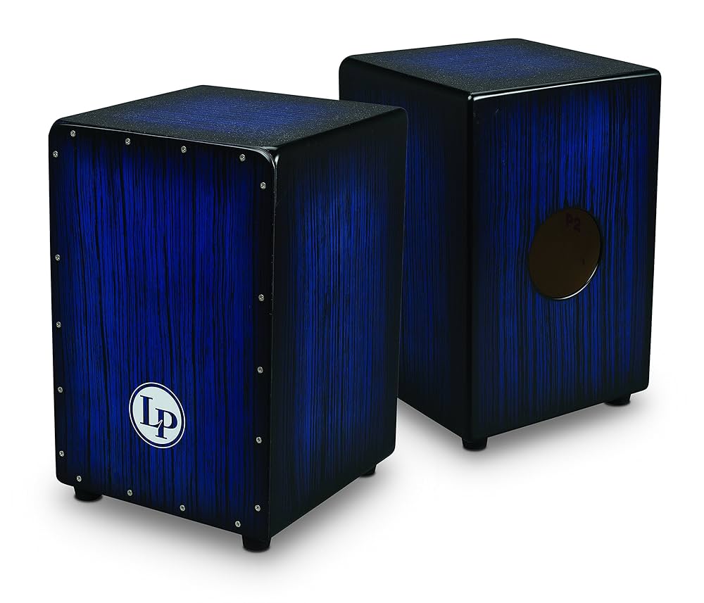 Amazon.com: LP Aspire Accents Wire Cajon Blue Burst Streak